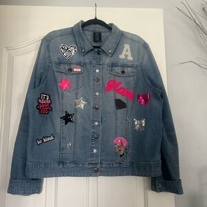 Denim Jacket with Patches